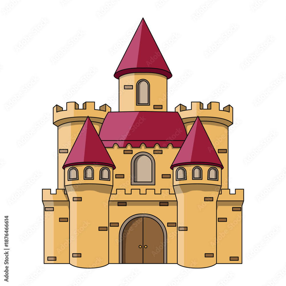 Fototapeta premium Castle Illustration