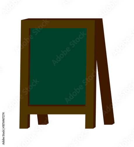 コピースペースのあるメニュー黒板のイラスト素材