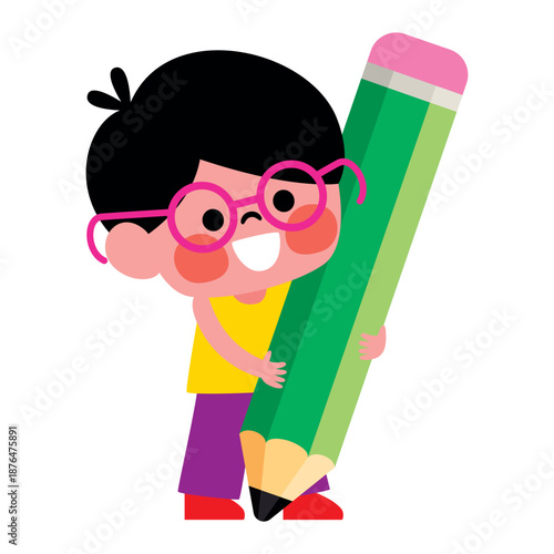 Cartoon Drawing Of Little Kid                                