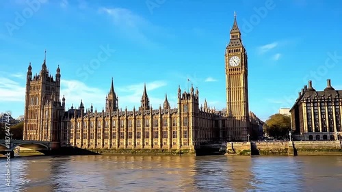Houses of Parliament and Big Ben London.