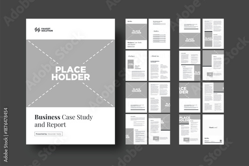 Business Case Study Booklet Template