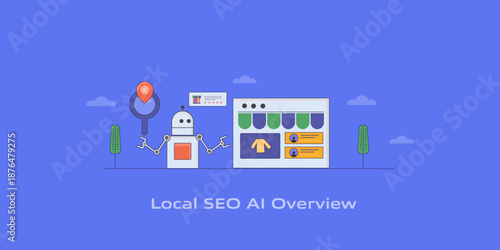 AI robot assistant delivers precise local business address, dynamic product pricing and structured customer review, enhance visibility AEO for small business and web shop.  