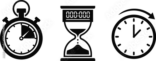 black mine cart silhouette on transparent background