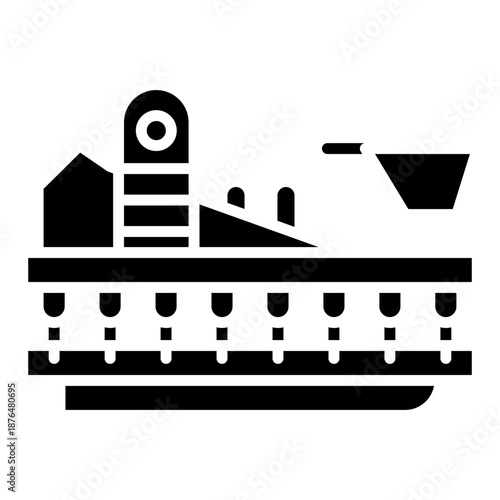 Sinter Plant Vector Icon