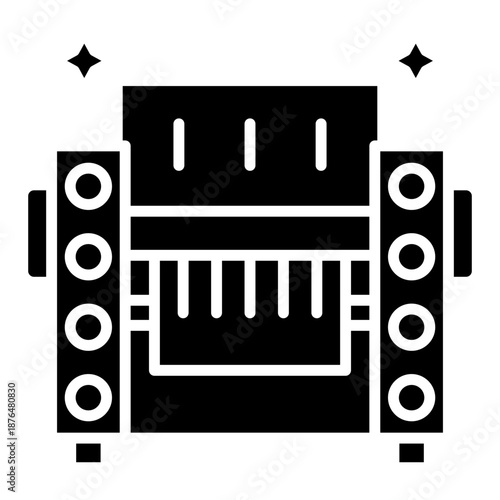 Rolling Machine Vector Icon