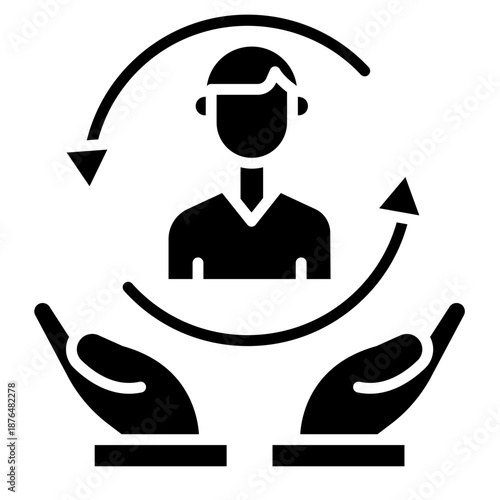 User Retention Vector Icon