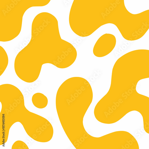 Abstract background with orange flames. Lava slime blob. melted cheese slime blob wallpaper seamless