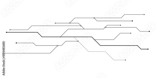 Vectors Abstract connecting lines and dots. Social networking, network connection and global communication technology background
