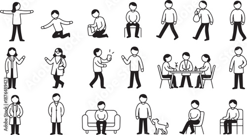 a female doctor wearing a lab coat and stethoscope
