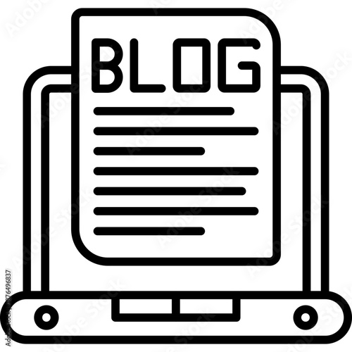 Blogging Icon