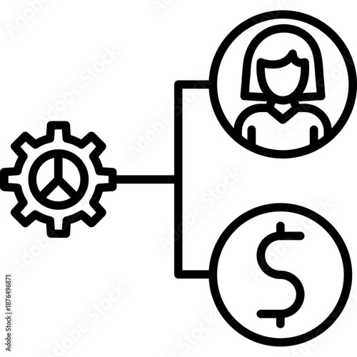 Resource Allocation Icon