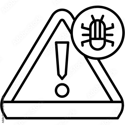 Virus Warning Icon