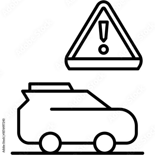 Traffic Alert Icon