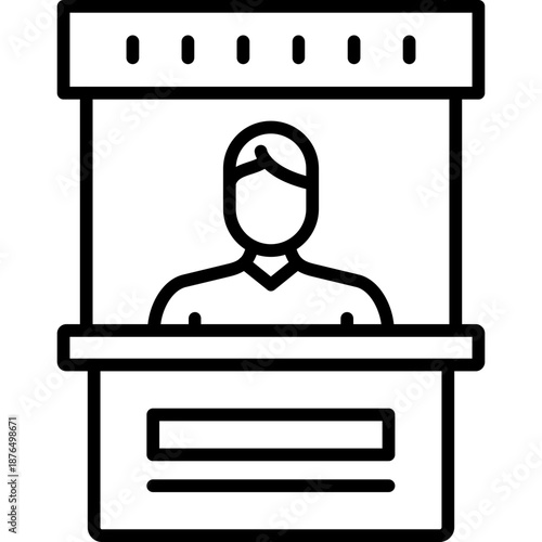 Promotion Stand Icon