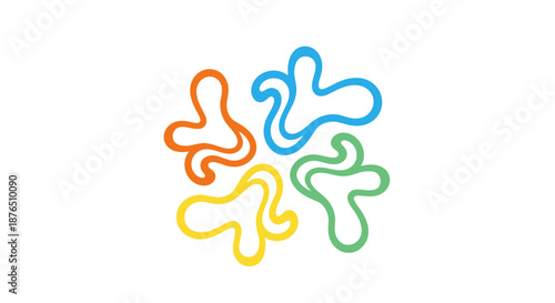 Colorful DNA Helix Structure 3D Render on Black Background for Science and Genetics Concepts