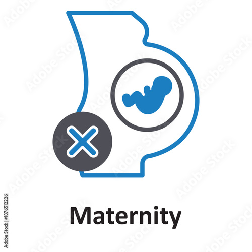 Maternity Icon Vector Icon which can easily modify or edit