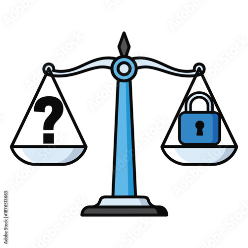 Security Question Balance Icon Decision and Risk Management