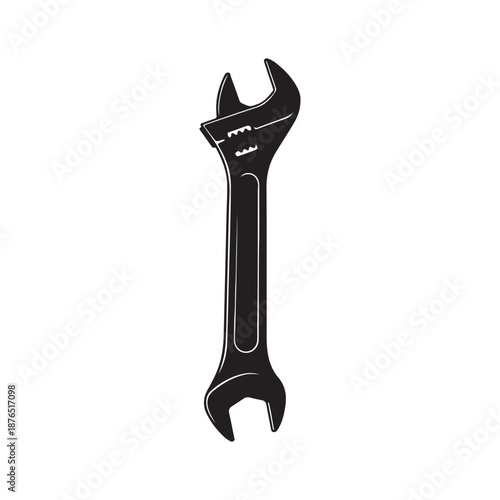 Vintage silhouette vector art white background