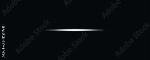 Elegant Sliver Light Streak on Dark – Abstract Technology Background