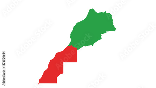 Morocco and Western Sahara map