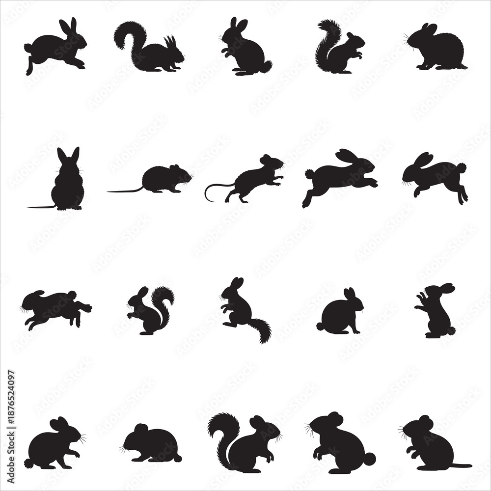 Fototapeta premium Rodents Clip Art