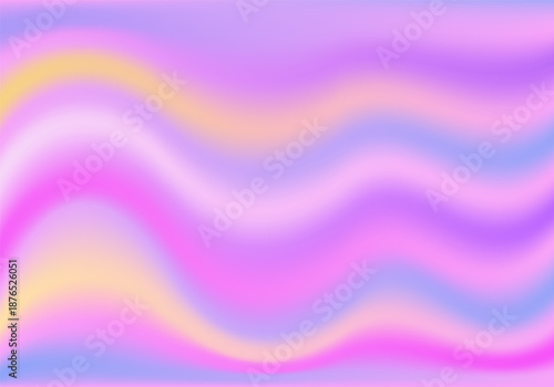 Wallpaper Mural Futuristic gradient background in pastel colors, wave, vector image Torontodigital.ca