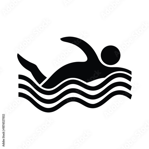 Swimming Stroke Technique Icon