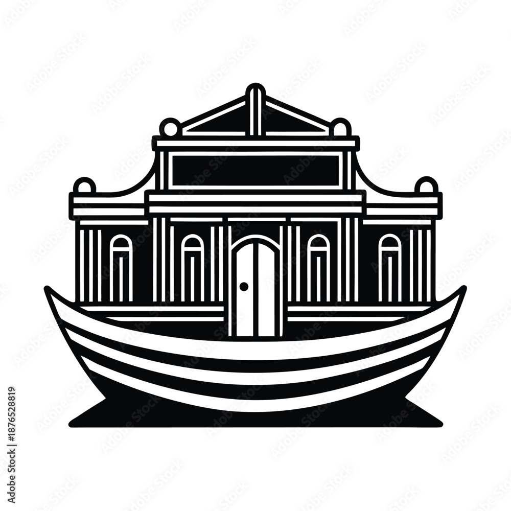 Obraz premium Tabernacle Ark Outline Icon