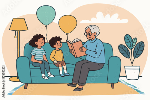Grandparent Storytelling Kids
