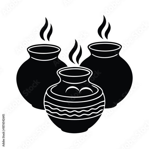 Terra Cotta Pots Ritual Water Icon