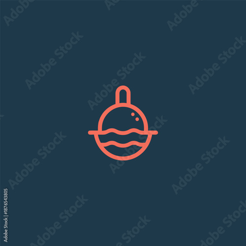 Buoy logo in clean and minimalist simple line style.