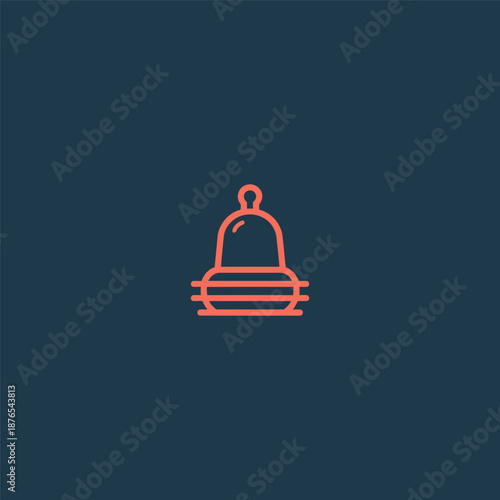 Buoy logo in clean and minimalist simple line style.