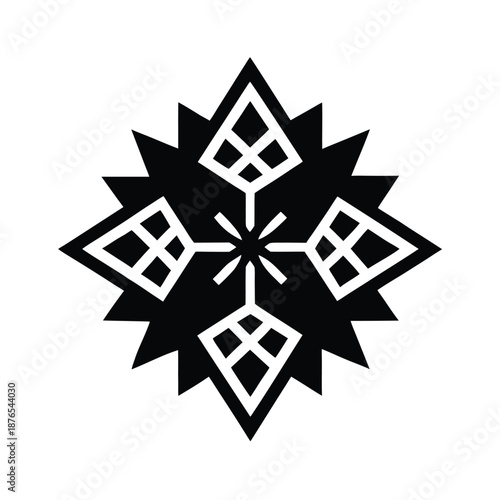 Tigray Textile Traditional Design Icon