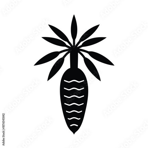 Togo Cassava Root Agriculture Symbol