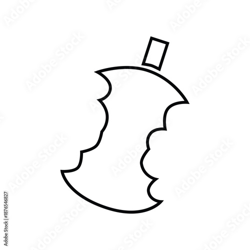 simple yet impactful icon of a plastic bottle for waste awareness