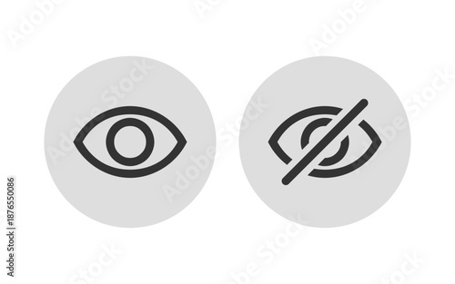 Eye Visibility and Hidden Interface Icons