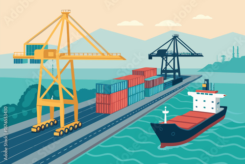 Industrial Port Mineral Export Terminal