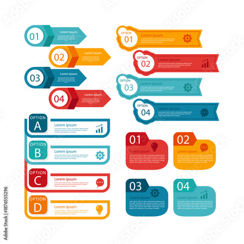 Multi-Step Workflow Infographic Template
