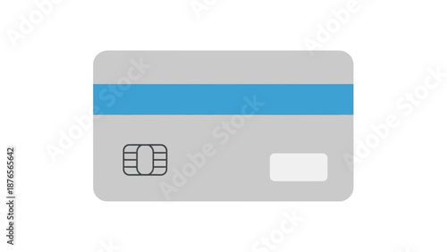Credit Card with Chip and Signature.