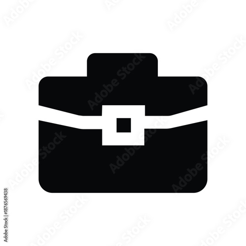 Briefcase icon representing business work professionalism and corporate activities