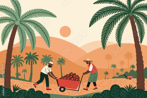 Palm Plantation Sunrise Harvest Fla