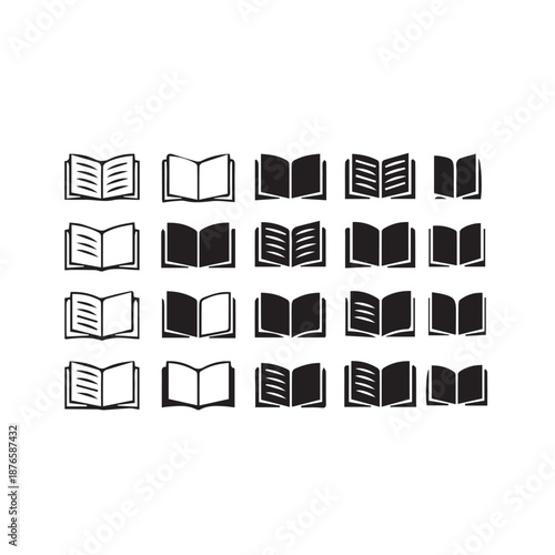 books vector icon