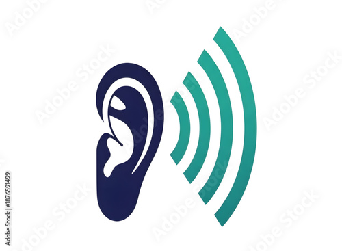 Ear hearing icon