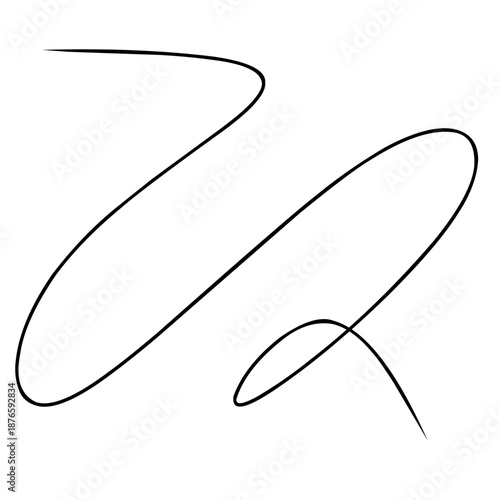 black ink stroke icon on white background