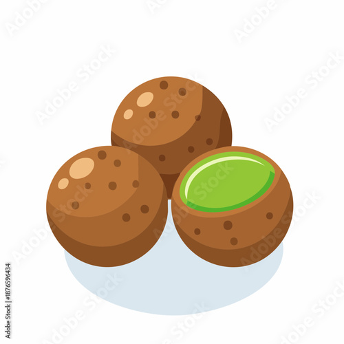 Flat Design Middle Eastern Falafel