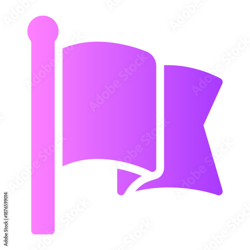 pennant gradient icon