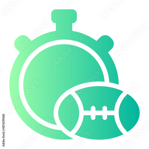 stopwatch gradient icon