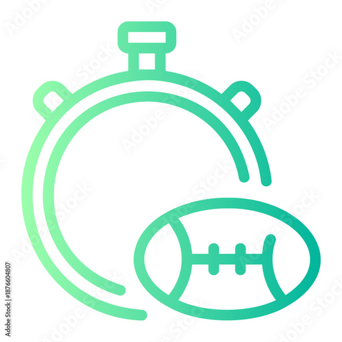 stopwatch gradient icon