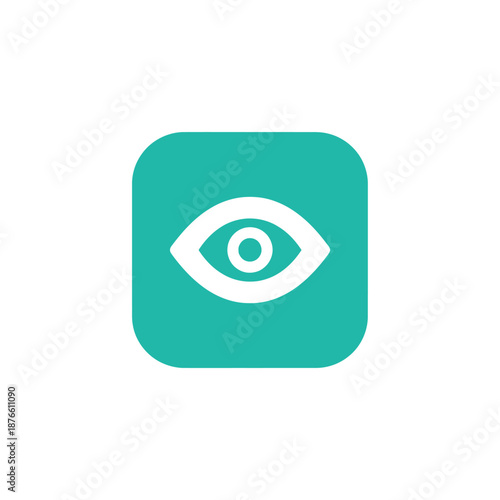 Minimalist Application Icon Featuring an Eye Symbol on a Teal Background Free Download Minimalist Application Icon Featuring an Eye Symbol on a Teal Background - GFXLoad
