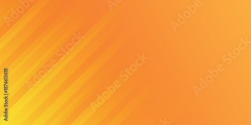 Abstract yellow and orange triangle overlay texture background. Modern elegant yellow banner background with creative design and shiny lines.Light orange triangle abstract subtle vector background.